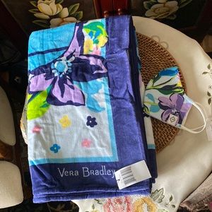 🌻SALE🌻 BEACH TOWEL WITH MATCHING MASK IN MARIAN FLORAL FROM VERA BRADLEY